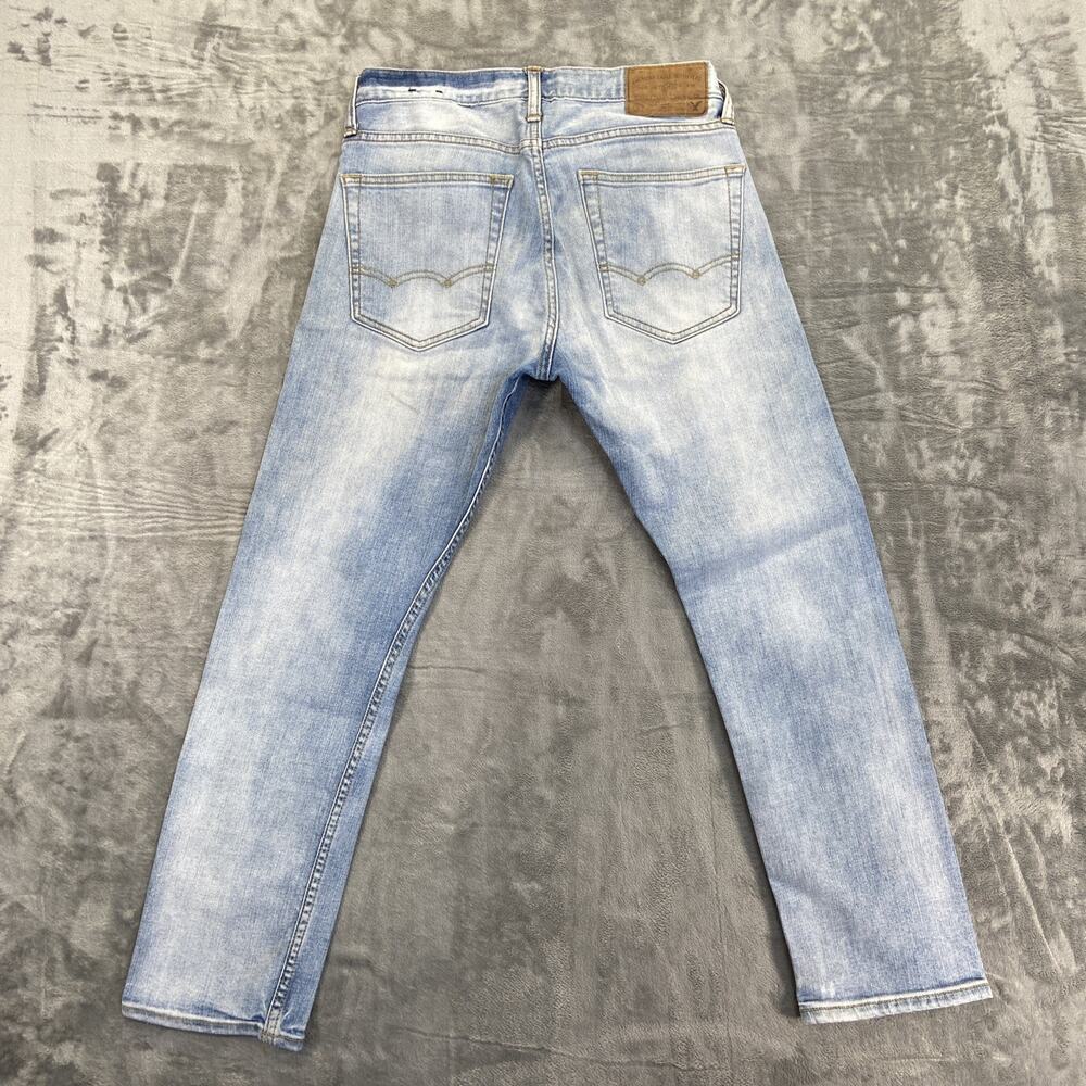 American Eagle Core Flex Slim Jeans Men's Size 28x28 Light Blue Denim - Picture 2 of 10